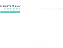 Tablet Screenshot of kristigraydesigns.com